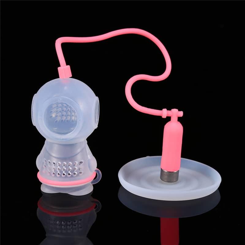 Cute Reusable Diver Shaped Silicone Tea Strainer - Trendha