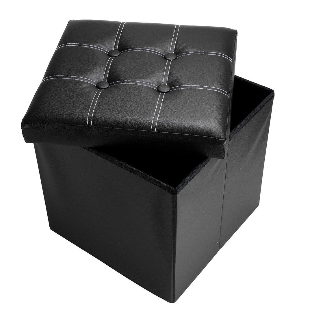 PU Leather Storage Stool Multifunctional Sofa Ottoman Footrest Box Seat Footstool Square Chair Home Office Furniture - Trendha