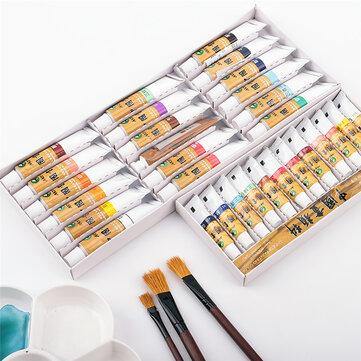 Maries 18/24/36 Colors Watercolor Paint Set Oil Painting Pigment School Art Drawing Supplies Profesional Painting Tools - Trendha