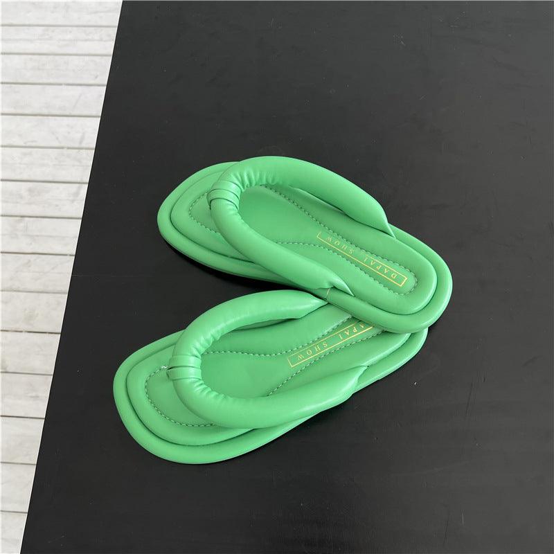 Flat-bottomed Soft Flip-flops For Women - Trendha