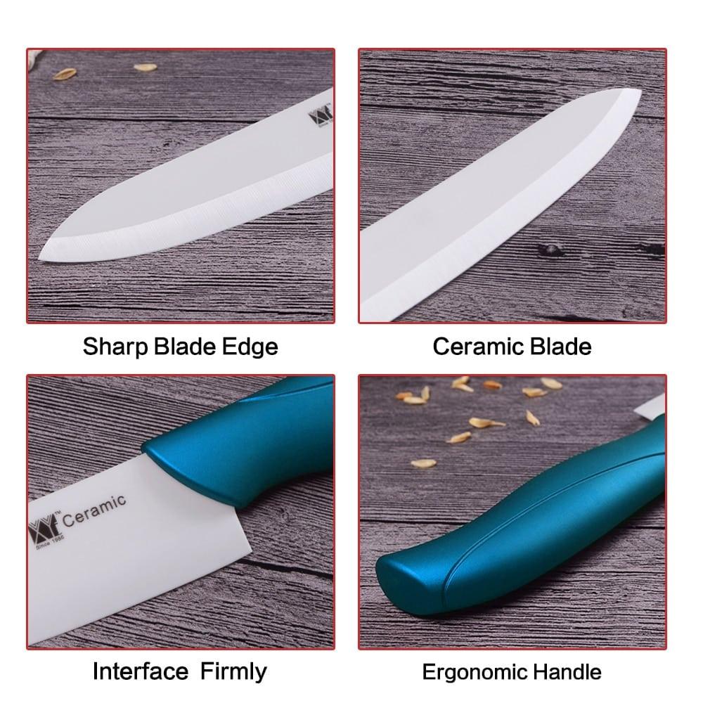 Eco-Friendly Ergonomic Ceramic Kitchen Knives Set - Trendha