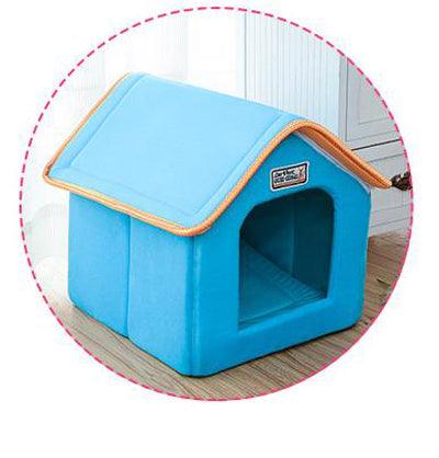 Folding Pet House with Soft Mat - Trendha