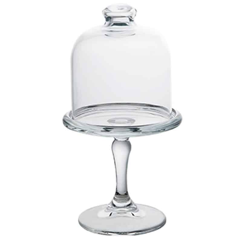 Glass Cake Tray with Lid - Trendha