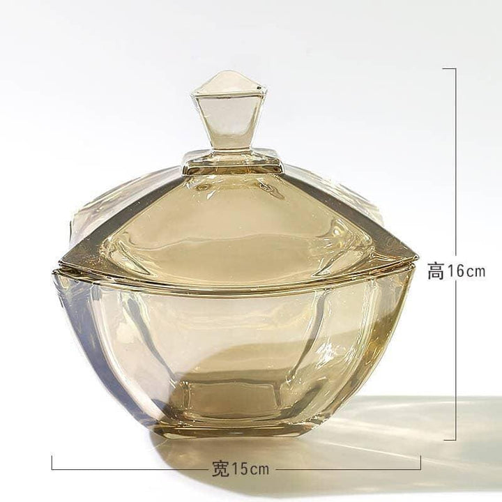Glass Sugar Pot with Lid - Trendha