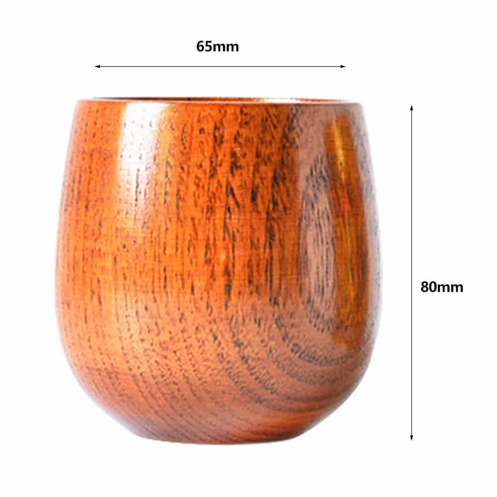 Handmade Natural Wooden Cup - Trendha