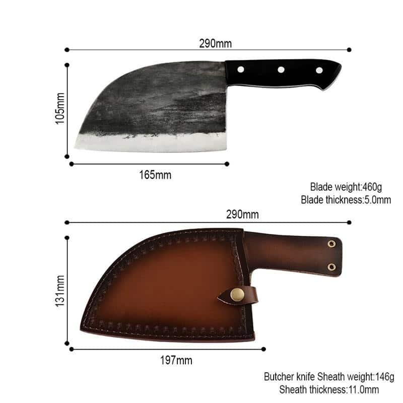 Manganese Steel Bone Chopper Knife - Trendha