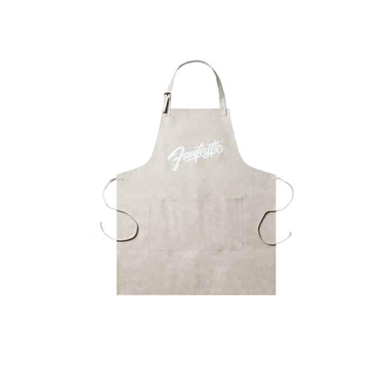 Nordic Letter Patterned Leather Waterproof Apron - Trendha