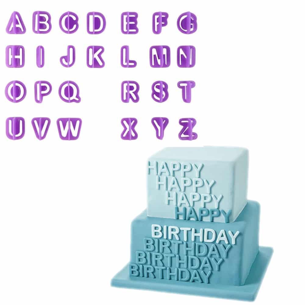Numbers and Letters Cake Decorating Molds 40 pcs/Set - Trendha