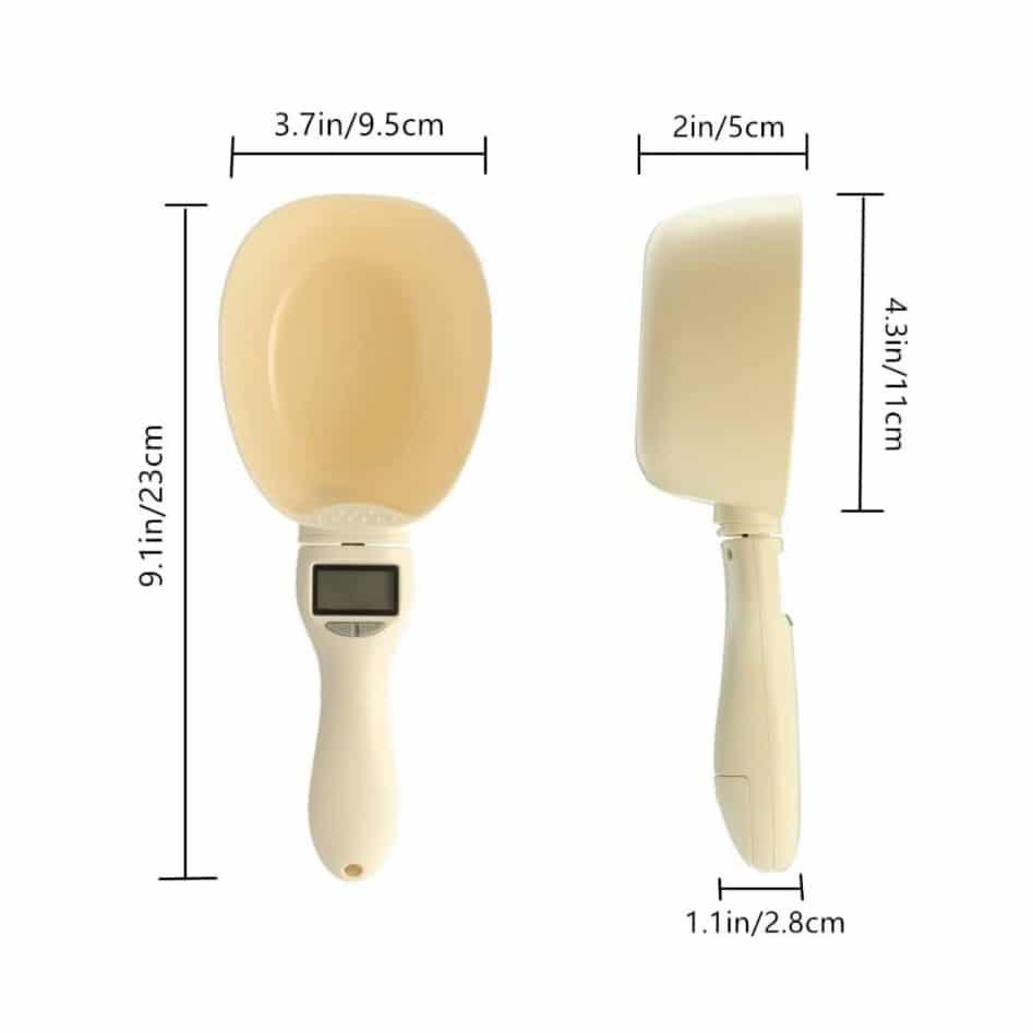 Pet Food Measuring Spoon With LED Display - Trendha