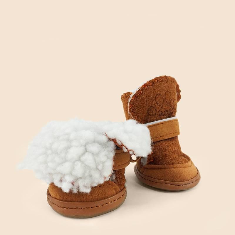Pet's Plush Winter Socks 4 Pcs Set - Trendha