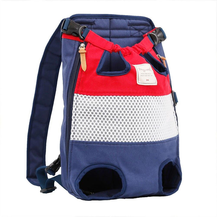 Pets Striped Canvas Carrier Backpack - Trendha