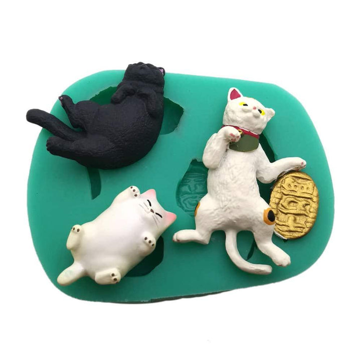 Pretty Cat Shaped Eco-Friendly Silicone Baking Mold - Trendha
