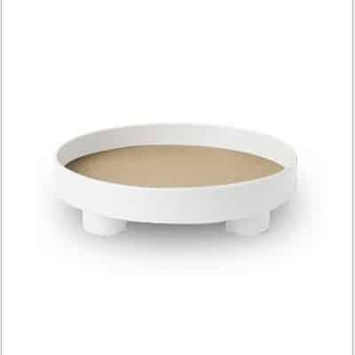 Round Shaped Plastic Tableware Storage Tray - Trendha