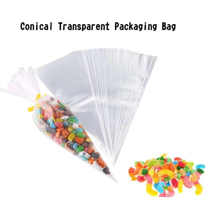 Set of Clear Cellophane Packing Bags - Trendha