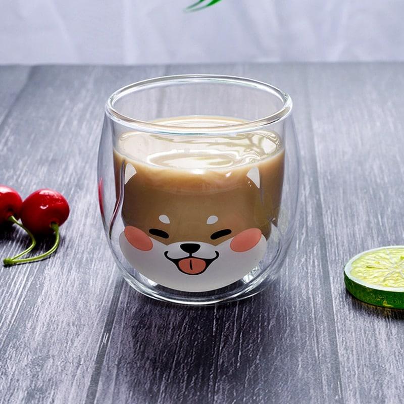 Shiba Inu Glass Cup - Trendha