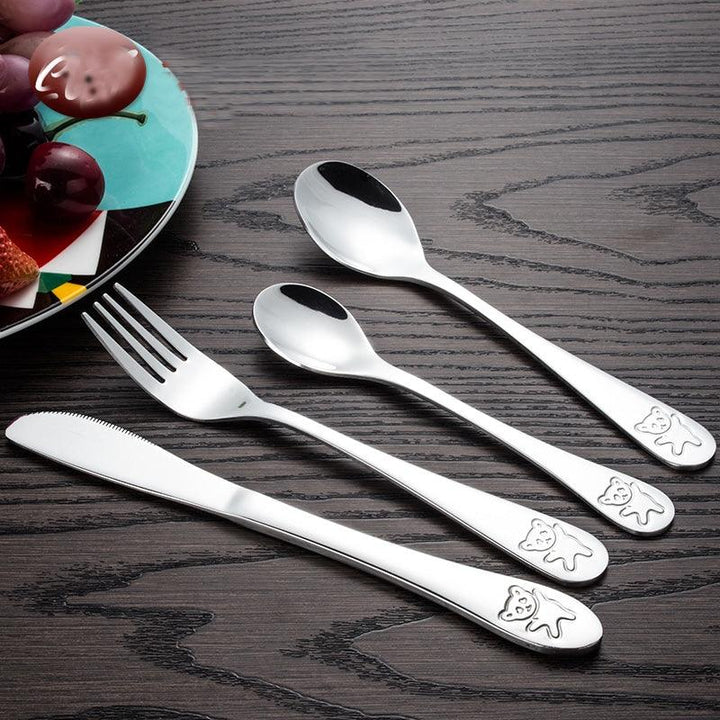 Silver Metal Cutlery Set - Trendha