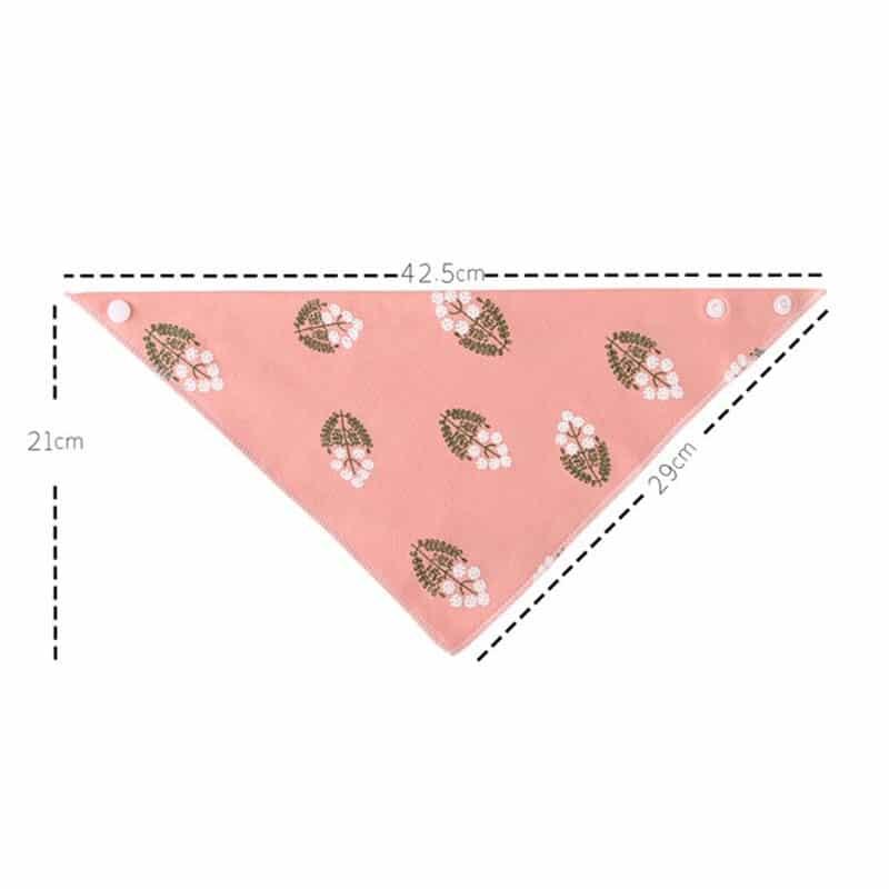 Triangular Cotton Dog Scarf - Trendha