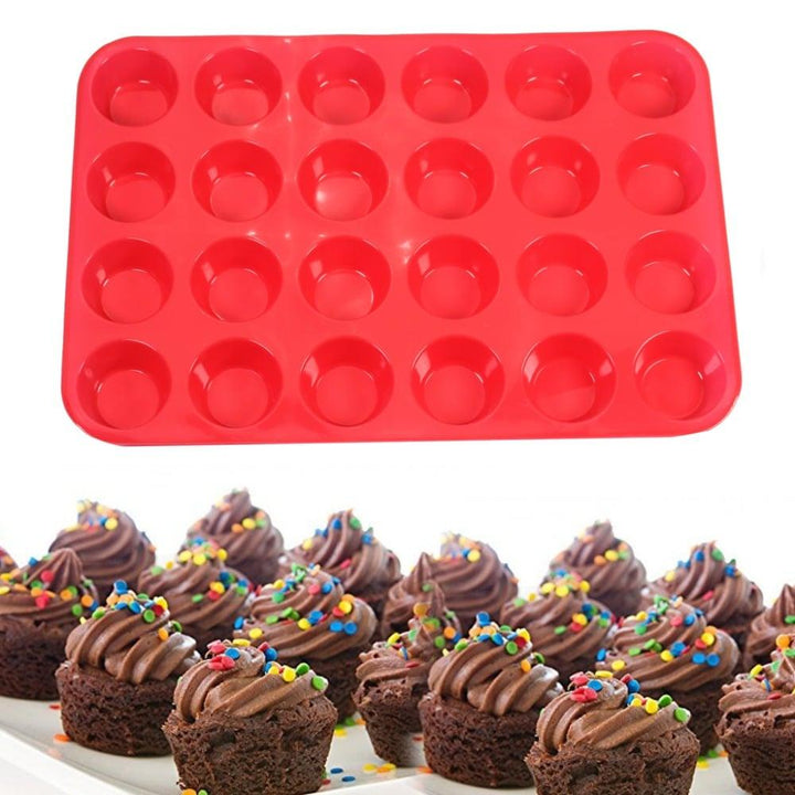 Useful Heat-Resistant Non-Stick Eco-Friendly Silicone Cupcake Molds - Trendha