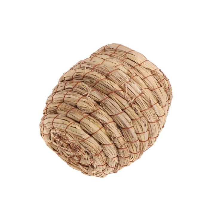 Woven Straw Round Shaped Bed for Birds - Trendha